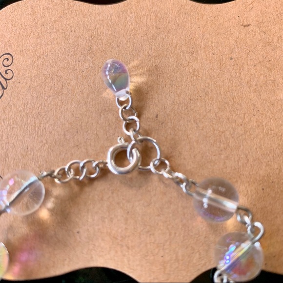 Iridescent Beaded Bracelet - NEW - Picture 2 of 3